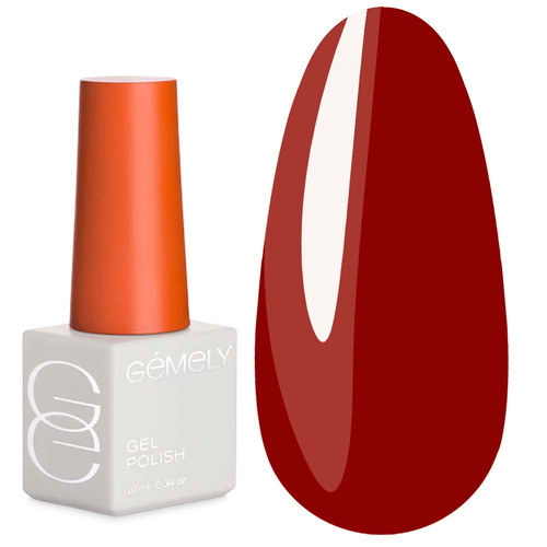 Gel polish GEMELY Max color 19 dark red 10 ml (7703931) - Фото №1