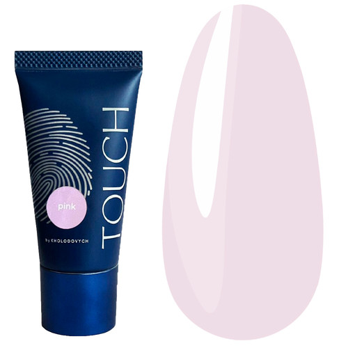 Акригель TOUCH Polygel Pink розовый 30 мл в тюбике - Фото №1