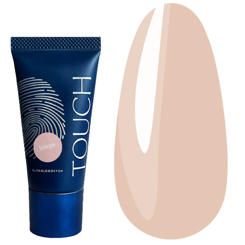 Акригель TOUCH Polygel Beige бежевый 30 мл в тюбике - Фото №1