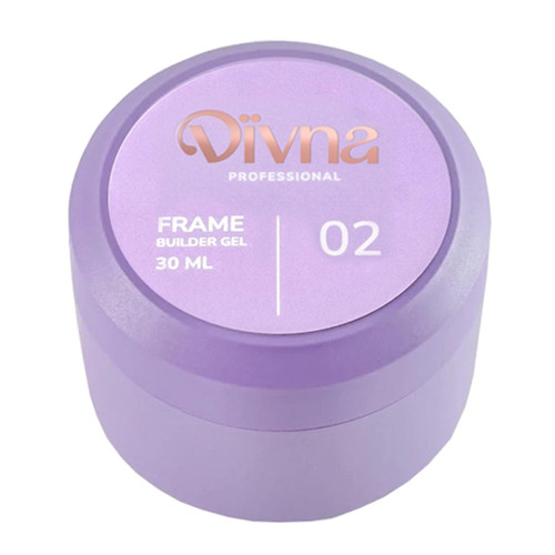 Гель для наращивания DIVNA Frame Builder Gel 02 прозрачный 30 г - Фото №1