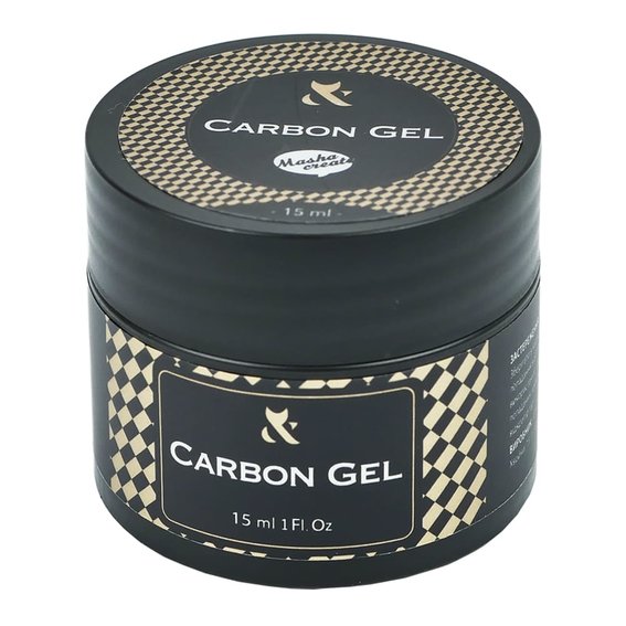 Гель для ремонта ногтевой пластины F.O.X. Carbon gel masha create, 15 мл