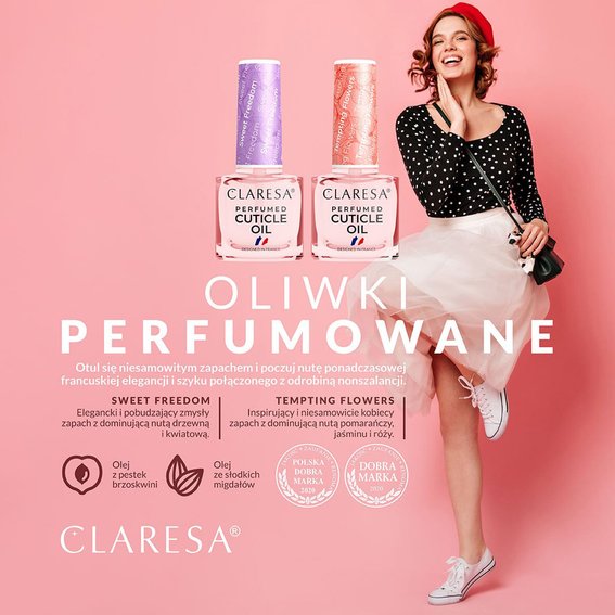 Масло для кутикулы Claresa TEMPTING FLOWER 5ml - Фото №2