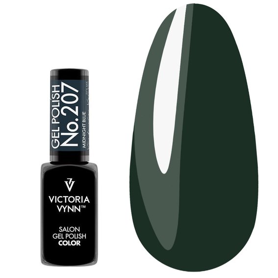 Гель лак Victoria Vynn COLOR COVER 207 Dark Emerald темный изумруд 8ml - Фото №1