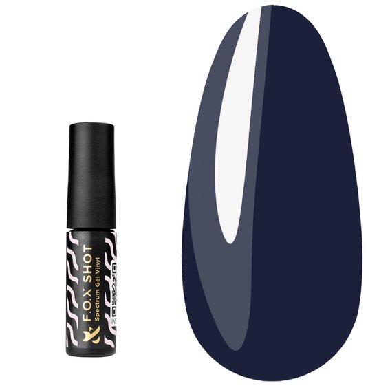 F.O.X SHOT Гель-лак Spectrum Gel Vinyl 103 насыщеный синий, 5 г