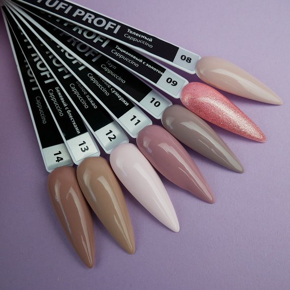 Gel polish TUFI profi  PREMIUM  Cappuccino  14 Latte 8ml (0102597) - Фото №4
