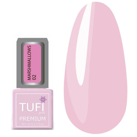 Gel polish TUFI profi  PREMIUM  Marshmallows 02 Barbie 8ml (0102479) - Фото №1