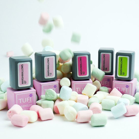 Gel polish TUFI profi  PREMIUM  Marshmallows 02 Barbie 8ml (0102479) - Фото №5