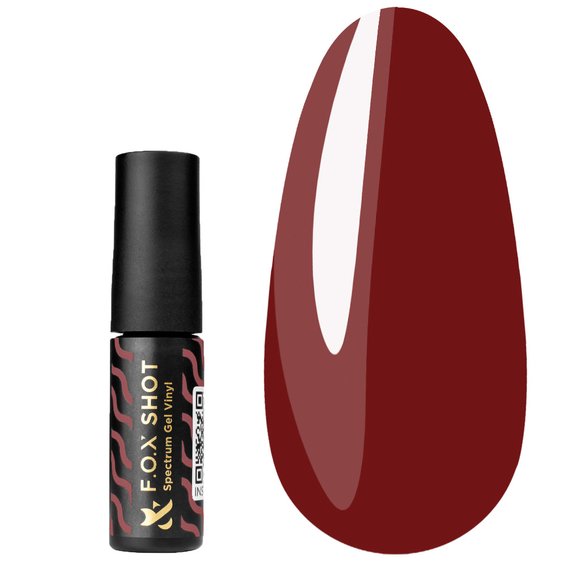 F.O.X SHOT Spectrum Gel Vinyl 039 гель-лак 5 мл темно-бордовый