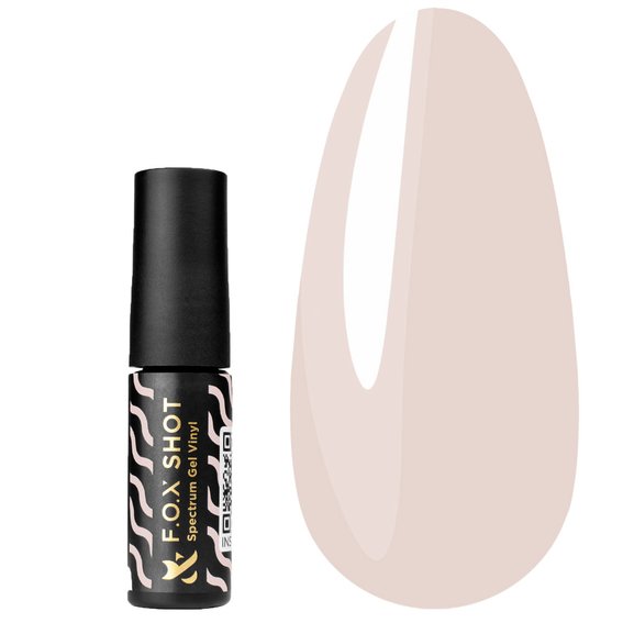 F.O.X SHOT Spectrum Gel Vinyl 041 гель-лак 5 мл светло-бежевый