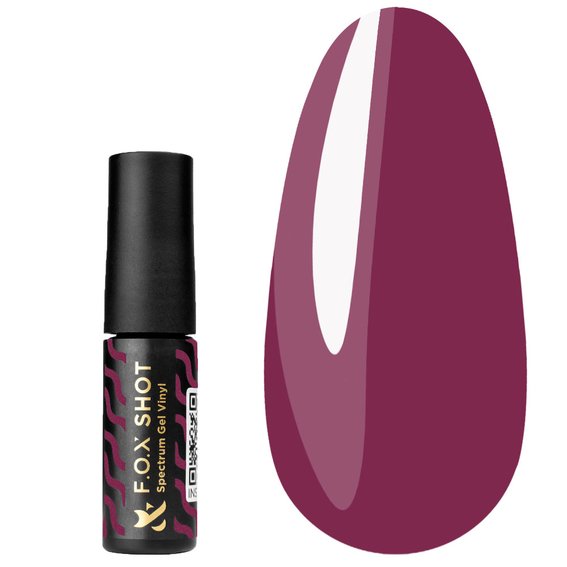 Gel polish FOX SHOT Spectrum №088 gel polish 5 ml plum
