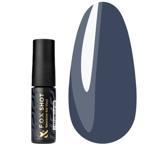 F.O.X SHOT Spectrum Gel Vinyl 102 гель-лак 5 мл серо-голубой