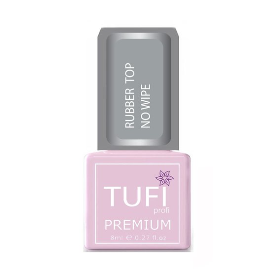 Топ TUFI profi PREMIUM Rubber No Wipe каучуковый без липкого слоя 8 мл  (0100369) - Фото №1