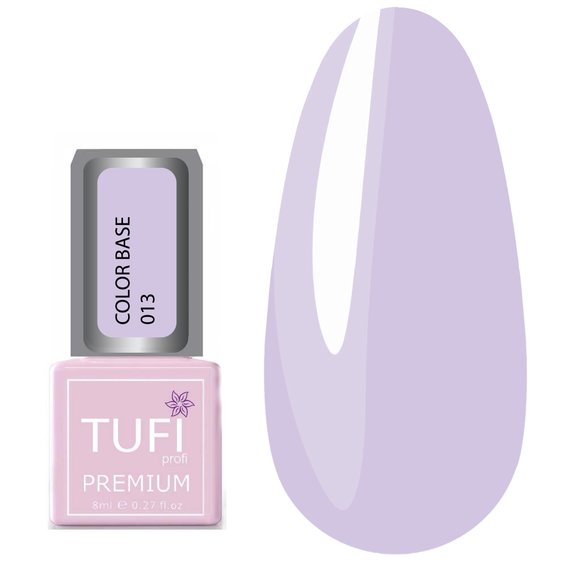 Color base TUFI profi  PREMIUM 013 Translucent lilac 8 ml (0103860) - Фото №1