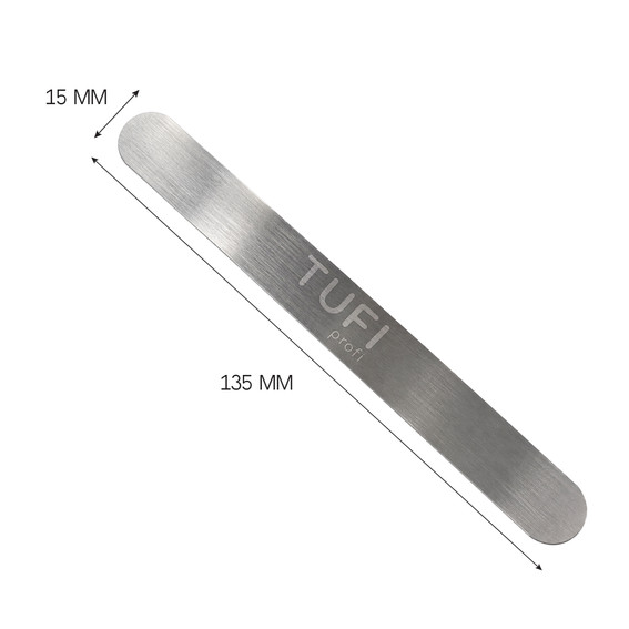 Nail file Standart TUFI profi  metal base for manicure 12/135 mm 1 pc (102415) - Фото №1