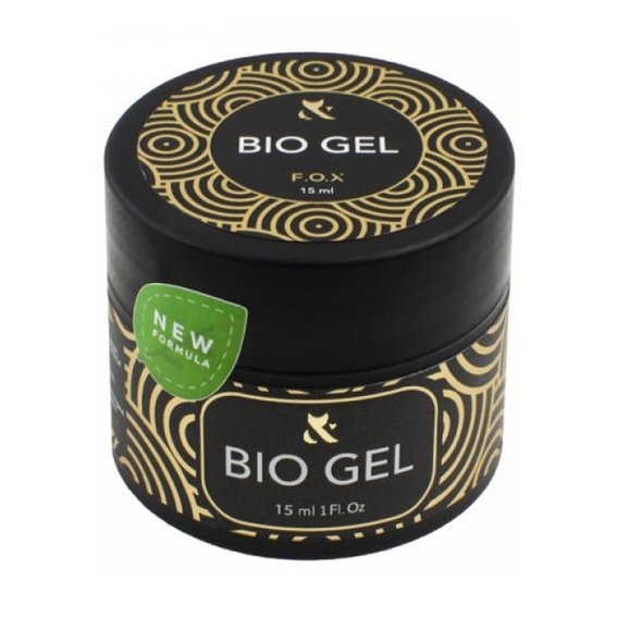 Биогель F.O.X Bio Gel - база,топ. билдер-гель 3 в 1, 15 мл