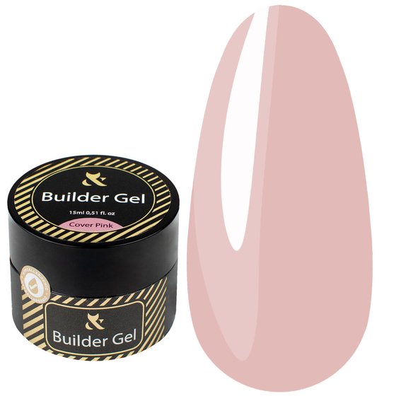 F.O.X Builder gel Cover Pink розовый, 30 мл