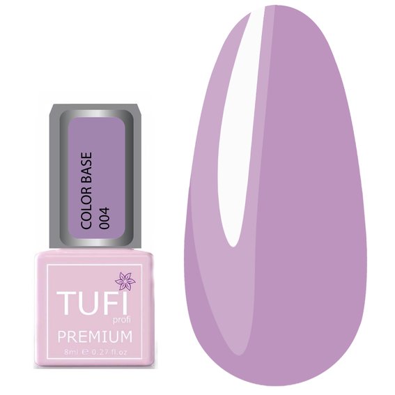 Цветная база TUFI profi PREMIUM Color Base 004 пыльная роза 8 мл (0103702) - Фото №1