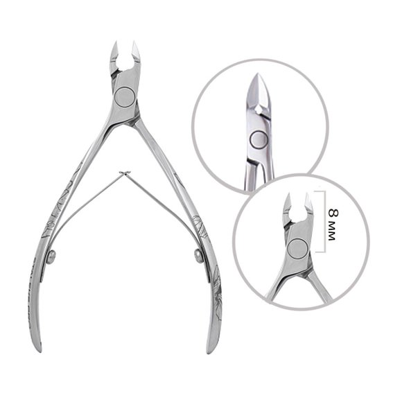 Professional cuticle nippers Staleks Pro EXCLUSIVE 20 8 mm (magnolia)