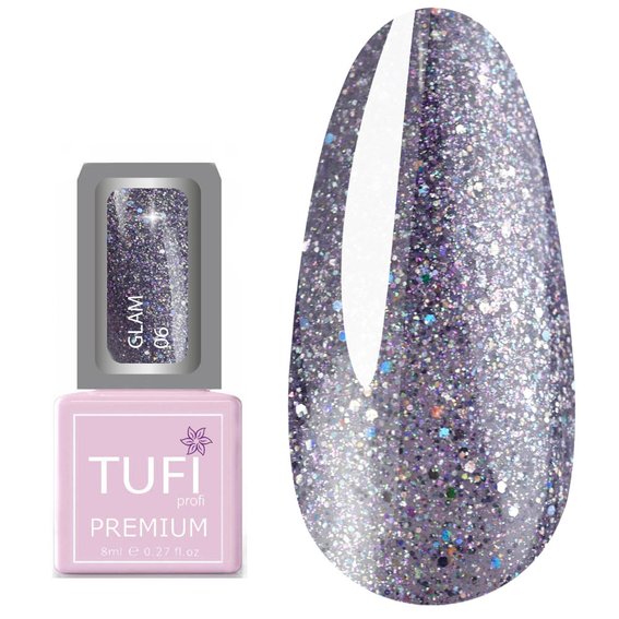 Гель-лак TUFI profi PREMIUM Glam 06 Юнона 8 мл (0121686) - Фото №1