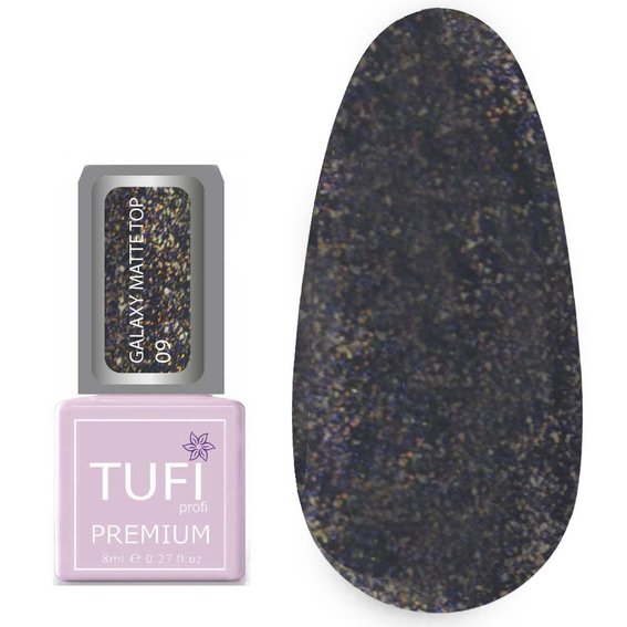 Топ TUFI profi PREMIUM Galaxy Matte Top 09 Мира 8 мл (0133947) - Фото №1