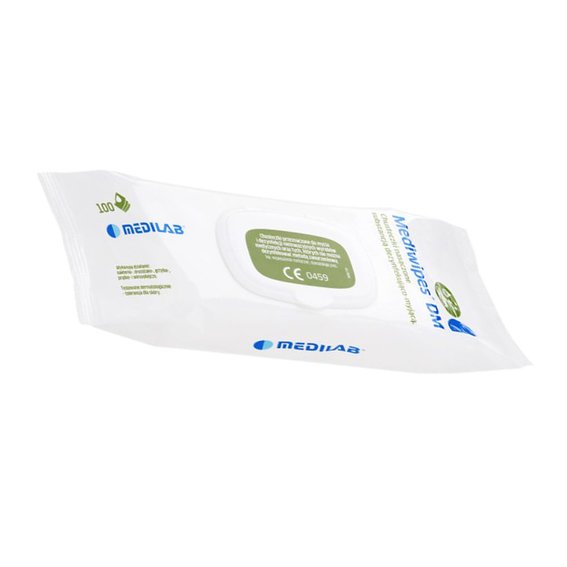 Дезинфицирующие салфетки MEDIWIPES DM 100 шт.