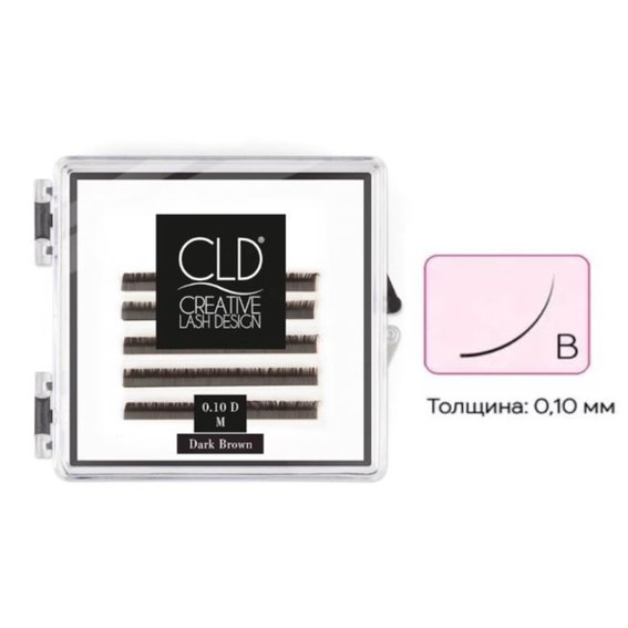 Шелковые ресницы CLD Silk Lashes MINI Mix B - Фото №1