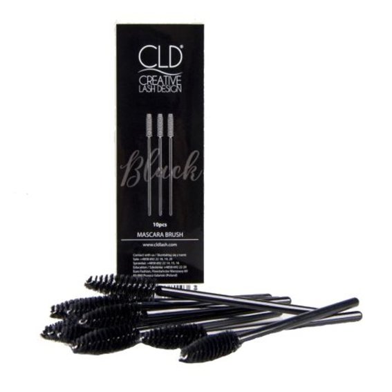 Щеточка для ресниц CLD Macsara Brush Black 10шт - Фото №2
