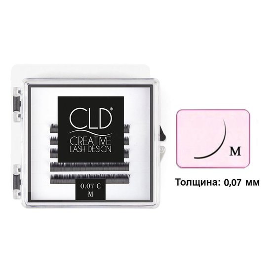 Шелковые ресницы CLD Silk Lashes Mini Mix 0,07 мм - Фото №1