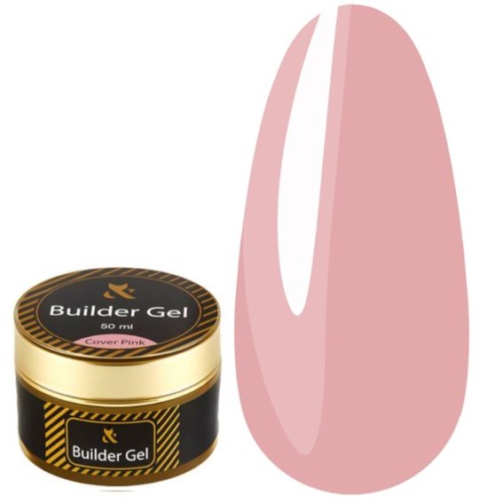 Гель для моделирования F.O.X Builder gel Cover Pink 50 мл - Фото №1