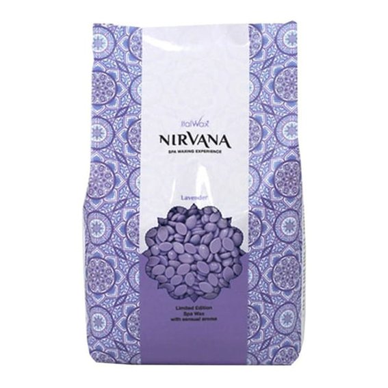 Низкотемпературный твердый воск в каплях для депиляции без полосок ItalWax Lavender лавандовый 1000 г - Фото №1