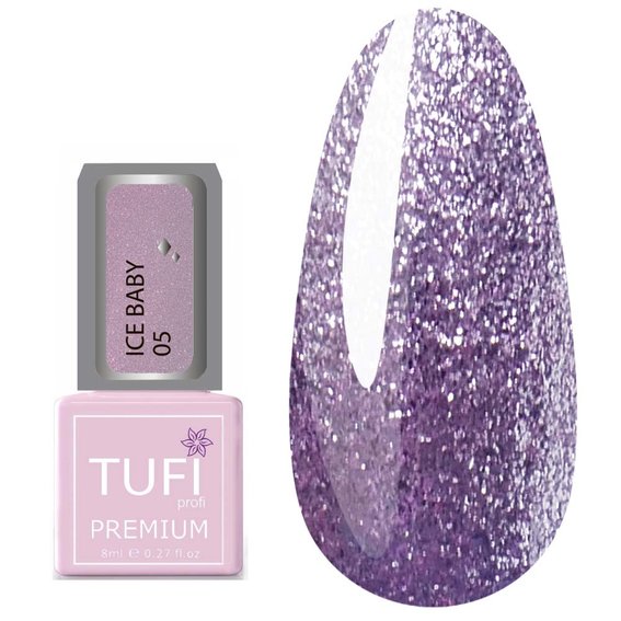 Гель-лак TUFI profi PREMIUM Ice baby 05 Северное сияние 8 мл (0102218) - Фото №1