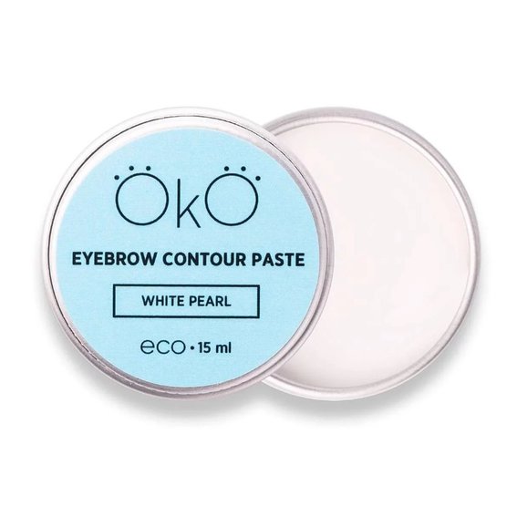 Паста для контура бровей OKO White Pearl 15 мл - Фото №4