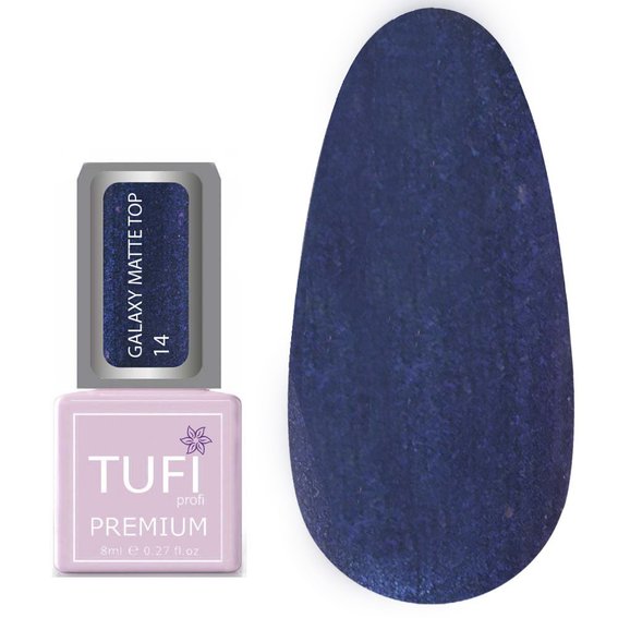 Топ TUFI profi PREMIUM Galaxy Matte Top 14 Феникс 8 мл (0133936) - Фото №1
