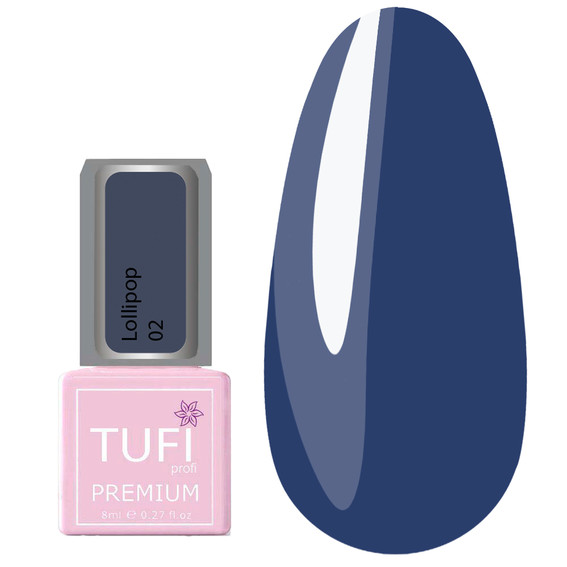 Гель-лак TUFI profi PREMIUM Lollipop 02 черника 8мл (0227091) - Фото №1