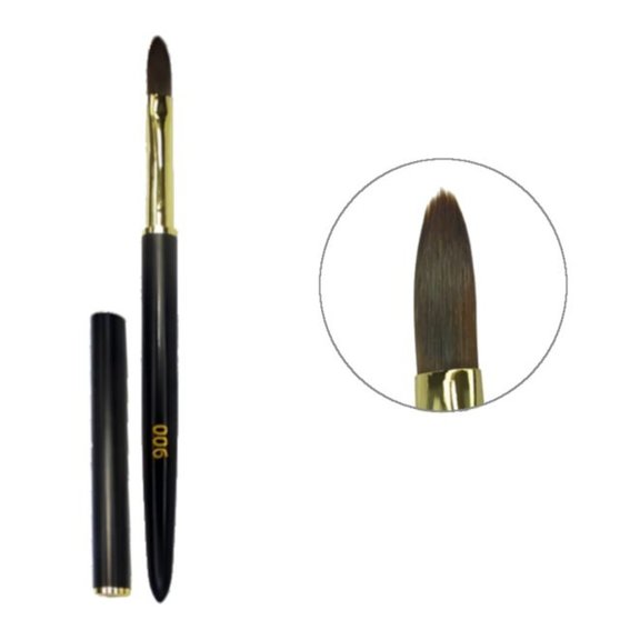 F.O.X Nail Art Brush 006 "Round" (large oval for acrylgel)