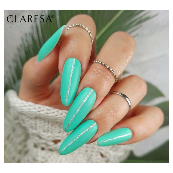 Лак гибридный для ногтей Claresa SUMMER STORIES 2 бирюзовый 5 г - Фото №2