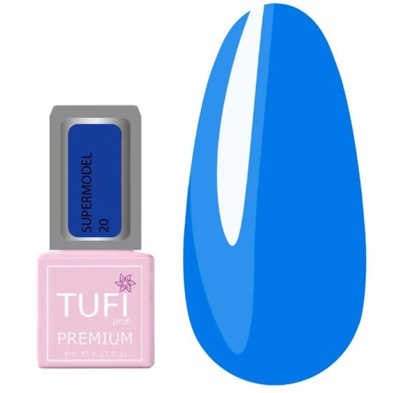 Гель-лак TUFI profi PREMIUM Supermodel 20 Ясмин неоновый 8мл (0283766) - Фото №1