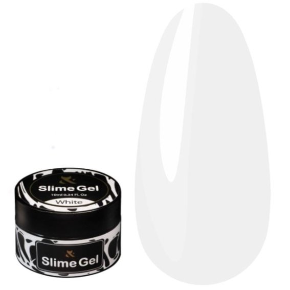 Гель для наращивания F.O.X Slime Gel White белый 10 мл