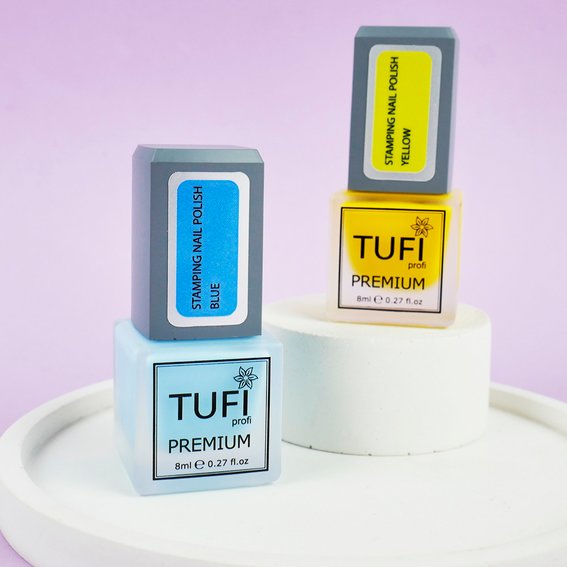 Лак для стемпінгу TUFI profi PREMIUM Stamping блакитний 8 мл (0295877) - Фото №3