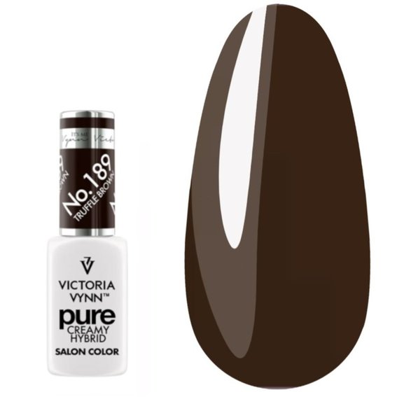 Гель лак Victoria Vynn PURE CREAMY HYBRID 189 Truffle Brown