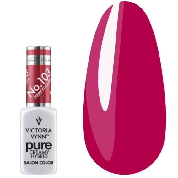 Гель лак Victoria Vynn PURE CREAMY HYBRID 103 Fiery Fuchsia