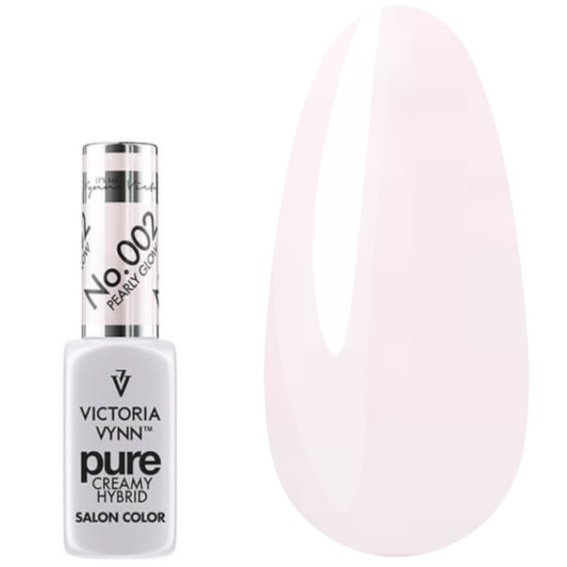 Гель лак Victoria Vynn  PURE CREAMY HYBRID 002 Pearly Glow