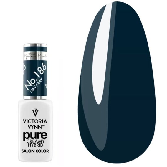 Гель лак Victoria Vynn PURE CREAMY HYBRID 186 Navy Bay