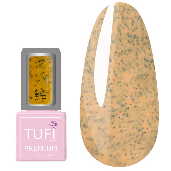 Гель-лак TUFI profi PREMIUM Chia 11 сочная дыня 8 мл (0295694) - Фото №1
