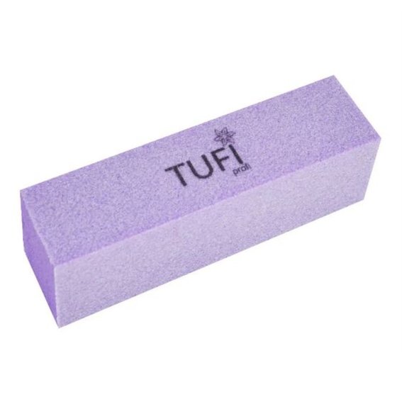 Бафик TUFI profi PREMIUM брусок фиолетовый 150/150 грит 1 шт - Фото №1