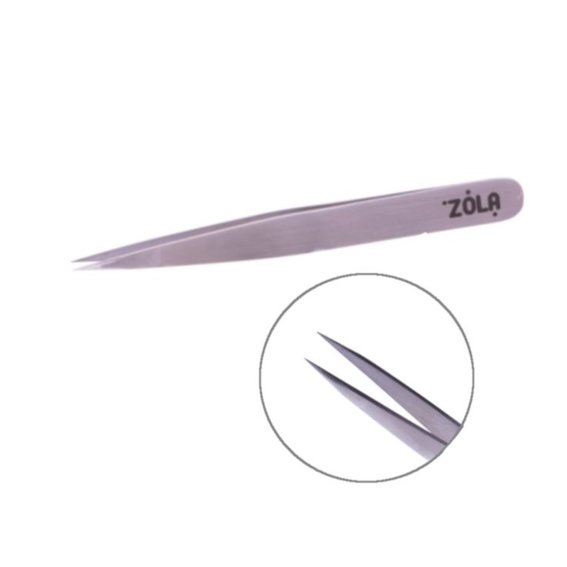 Пинцет для бровей Zola SILVER острые