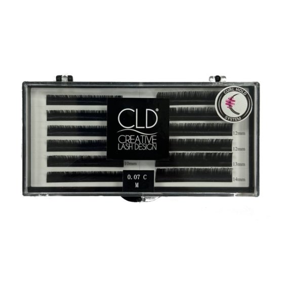 Шелковые ресницы CLD Silk Lashes MixC (T:0,07mm/L: 8,9,10,11,12,13,14mm)