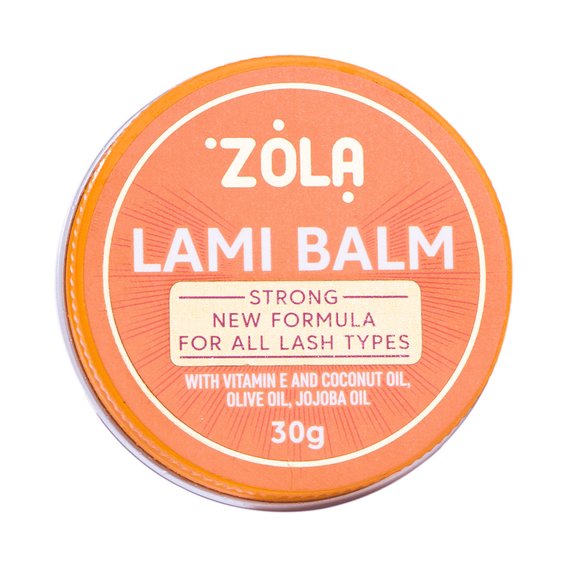Lamination adhesive ZOLA Lami Balm Orange with citrus scent 30g - Фото №1