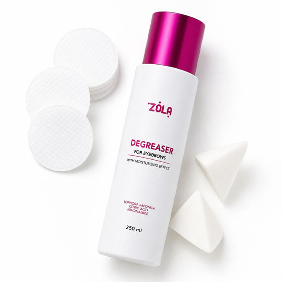 Eyebrow degreaser ZOLA with moisturizing effect 250 ml - Фото №3