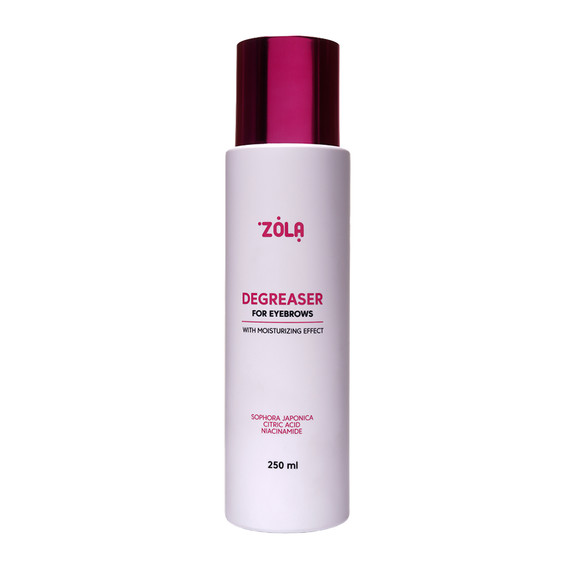 Eyebrow degreaser ZOLA with moisturizing effect 250 ml - Фото №1